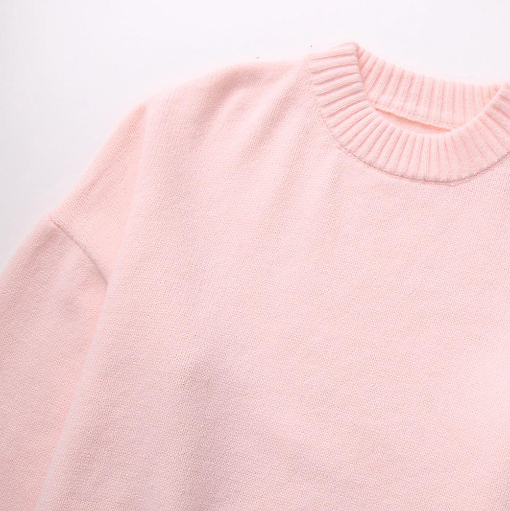 Oversized Sweater | Roze Dames trui met cozy fit en zachte stof