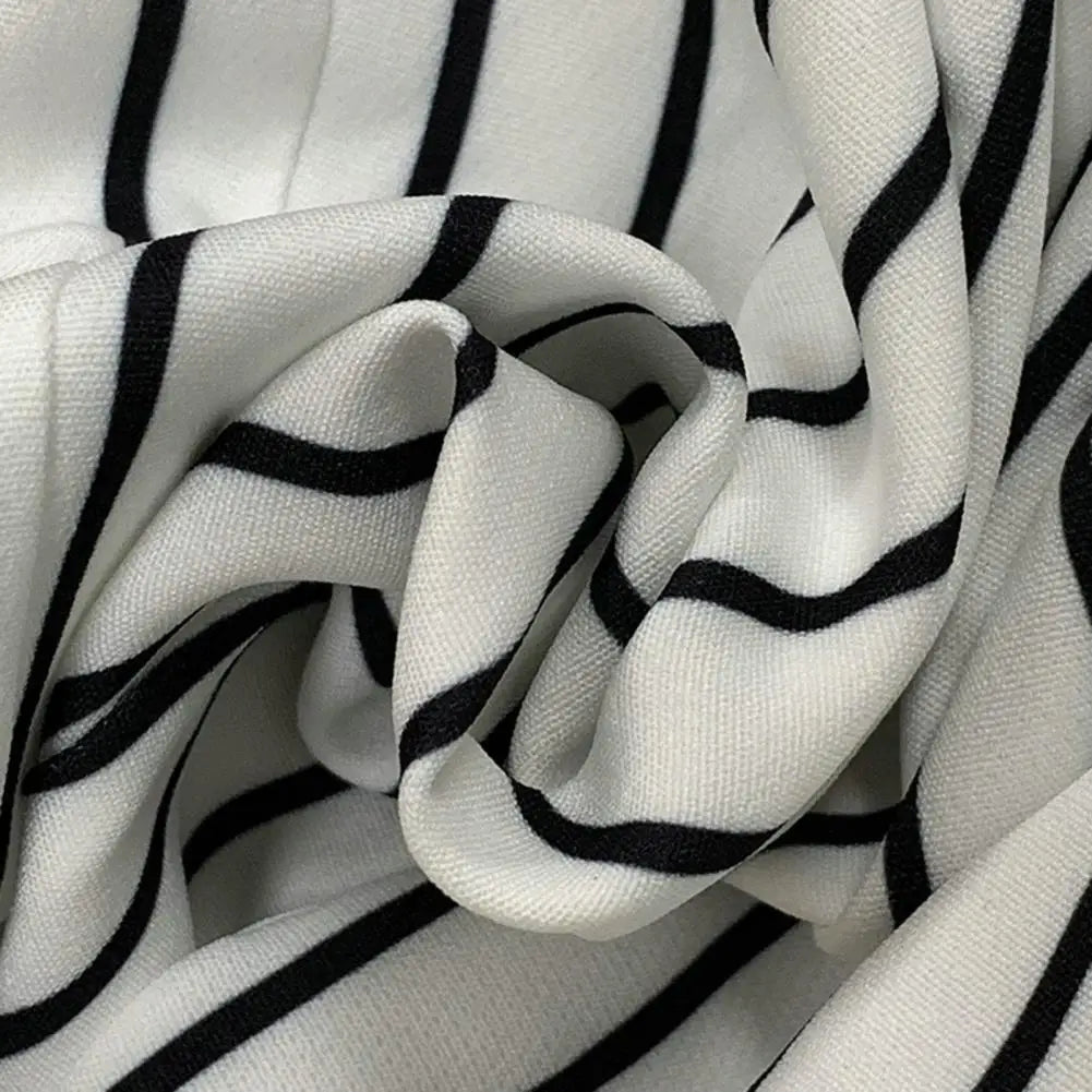 Nicolette | Dames Blazer en Short Set – Gestreept – Oversized Fit – Hoge Taille