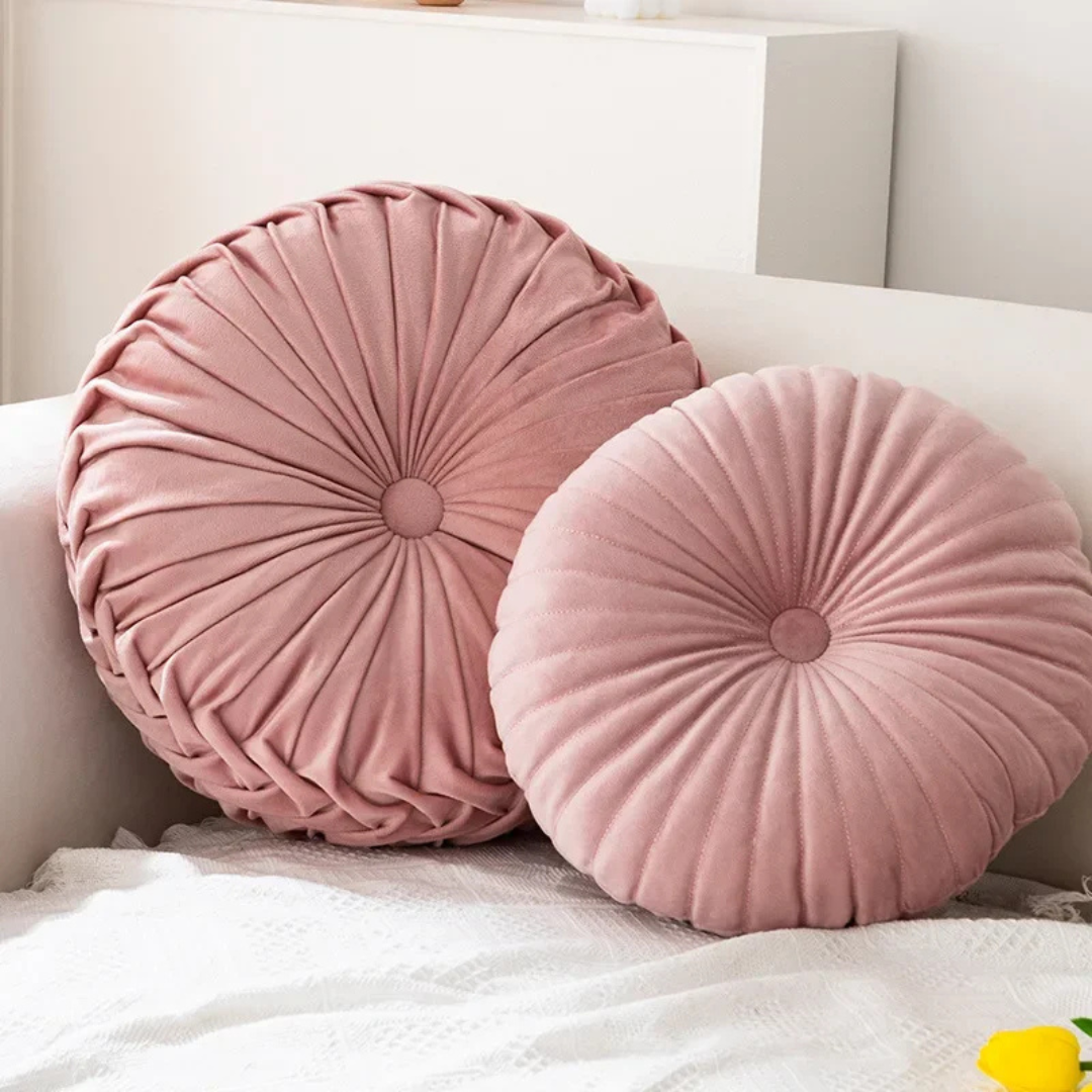Fluffy Decoratief Sierkussen – Zacht Polyester in Neutrale Kleur voor Woonkamer of Slaapkamer