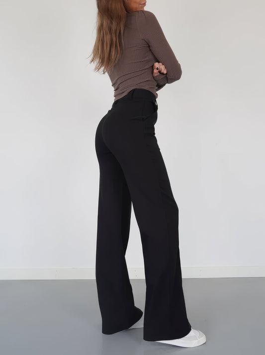 High Waist Pantalon | Dames broek met hoge taille en tijdloze elegantie