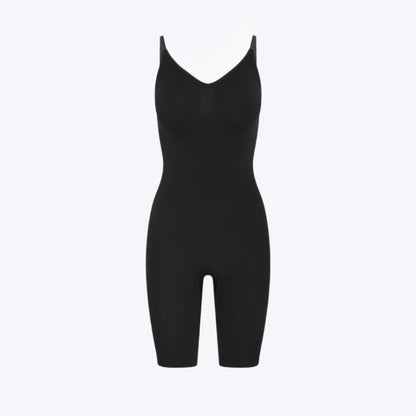 Full body shaping bodysuit | Naadloze dames shapewear met open bustedesign