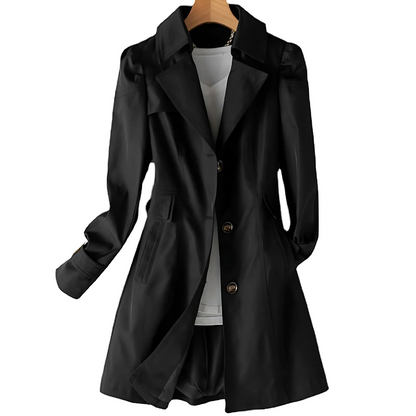 Eliza | Dames Trenchcoat – Lichtgewicht Trenchcoat met Elegante Snit en Vrouwelijke Belijning