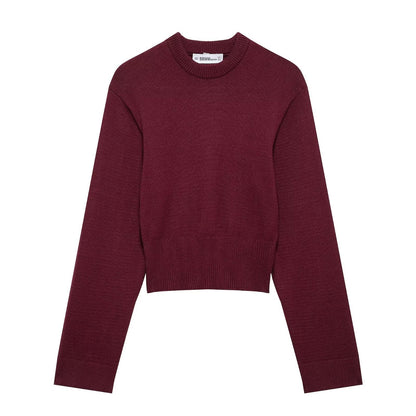 Nora Sweater | Dames trui in groen met losvallende pasvorm