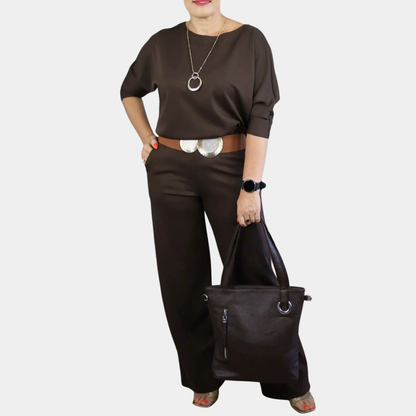 Dames Drie-delige Set – Elegante Pasvorm, Geschikt voor Casual en Avondkleding