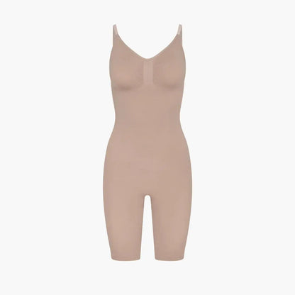 Full body shaping bodysuit | Naadloze dames shapewear met open bustedesign