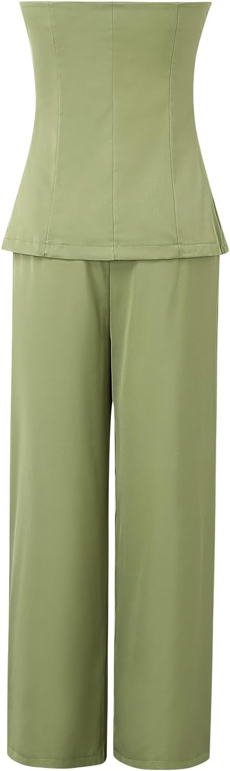 Sanne Off-Shoulder Set | Dames tweedelige set met top en broek in licht ademend design