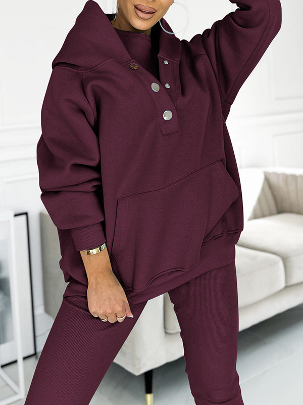 Lisa Set | Dames loungewear set met trui, broek en top in comfy stijl