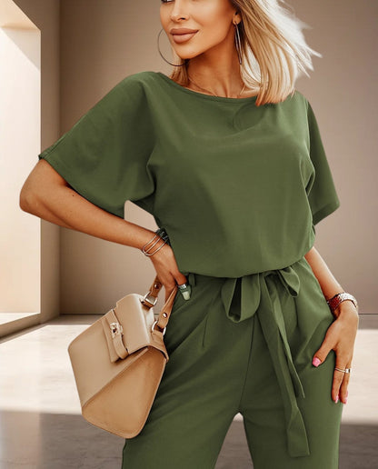 Yvaine | Dames Jumpsuit – Brede Pijpen Jumpsuit voor Vrouw met Tijdloos Elegant Design