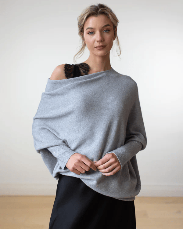 Dames Oversized Gebreide Trui – Casual voor Herfst en Winter
