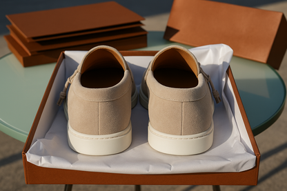 Dames loafers van suède met tijdloze elegante look