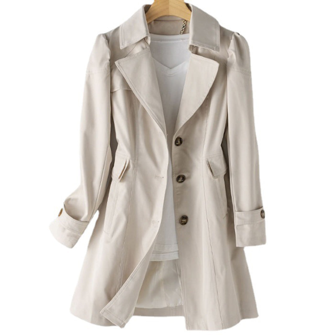 Eliza | Dames Trenchcoat – Lichtgewicht Trenchcoat met Elegante Snit en Vrouwelijke Belijning