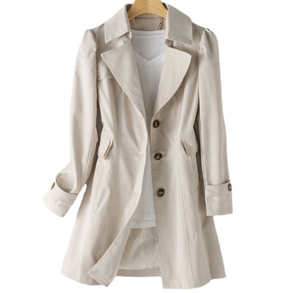 Eliza | Dames Trenchcoat – Lichtgewicht Trenchcoat met Elegante Snit en Vrouwelijke Belijning
