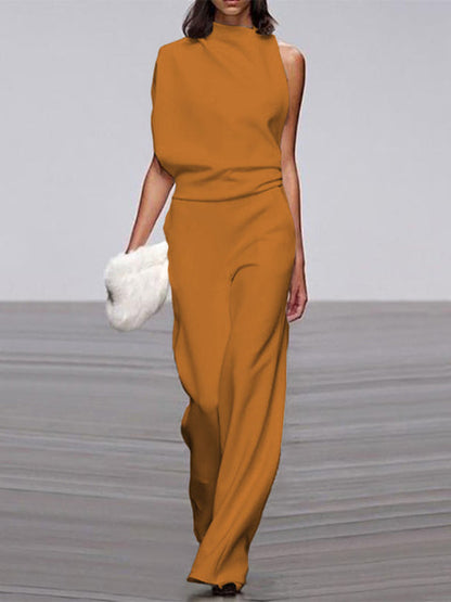 Nova | Jumpsuit voor dames met één schouder - Elegant, comfortabel & perfect voor speciale gelegenheden