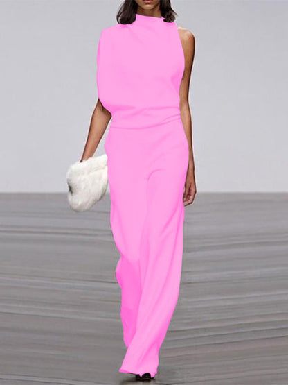 Nova | Jumpsuit voor dames met één schouder - Elegant, comfortabel & perfect voor speciale gelegenheden