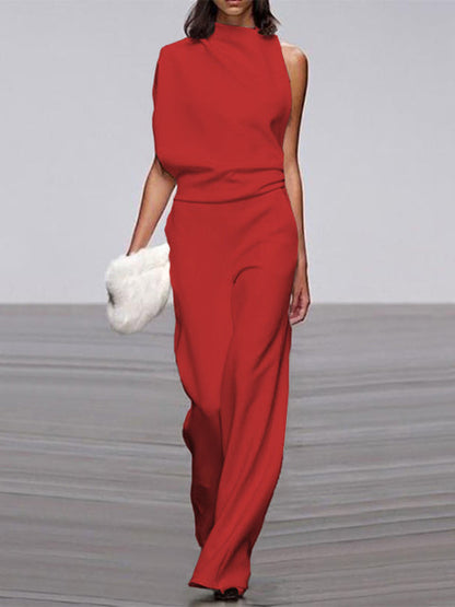 Nova | Jumpsuit voor dames met één schouder - Elegant, comfortabel & perfect voor speciale gelegenheden