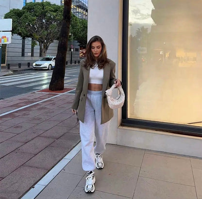 Blazer voor dames met oversized silhouet en chique uitstraling