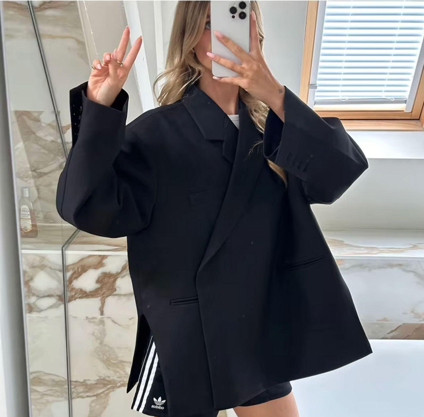 Sarah Oversized Blazer | Dames blazer met moderne details en tijdloos design