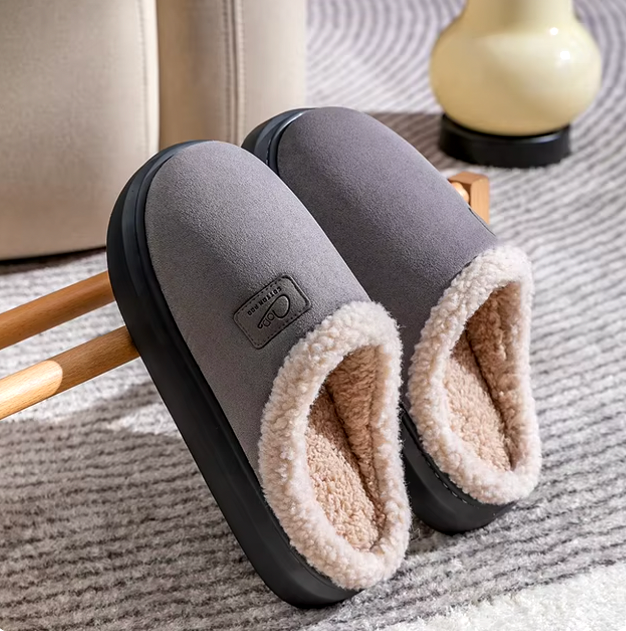 Dames Schapenvacht Pantoffels – Warm, Comfortabel voor Thuis