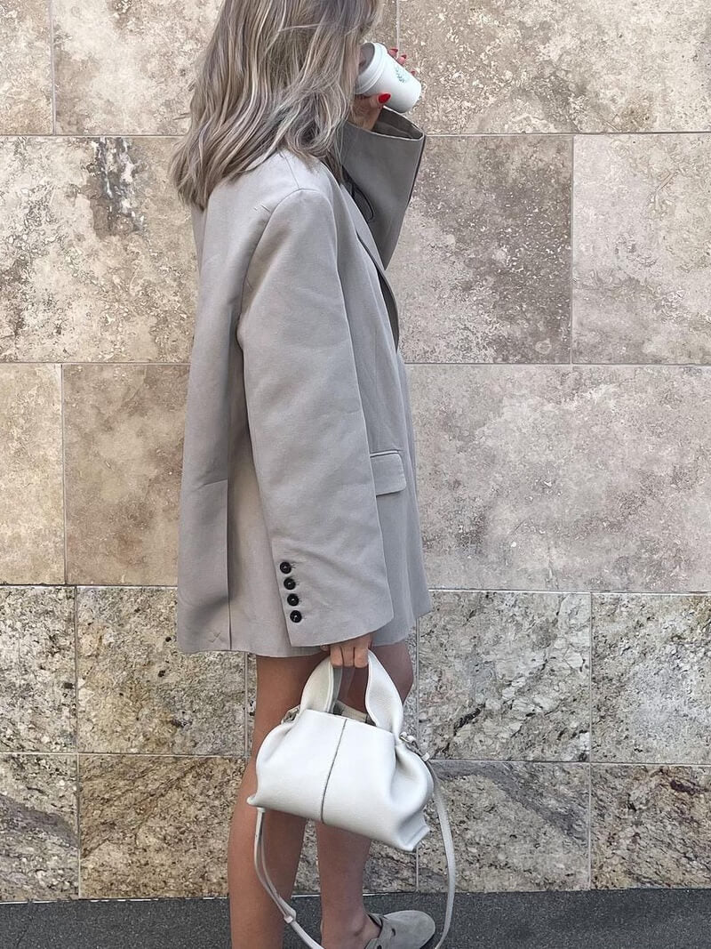 Vanja | Dames Schoudertas van Vegan Leer – Elegant Design en Ruim, Praktisch Interieur