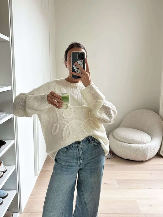 Catherine Trui | Dames Trui met Ronde Hals