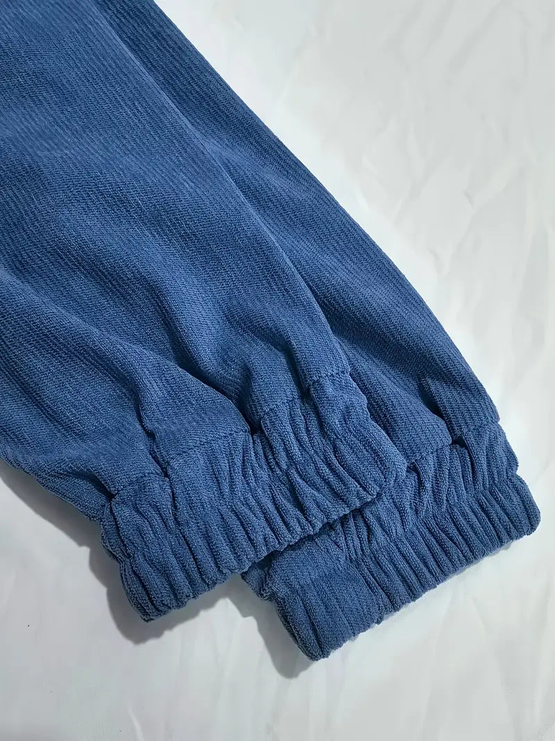 Corduroy Jacket | Dames jas van ribstof met ritssluiting en rechte pasvorm