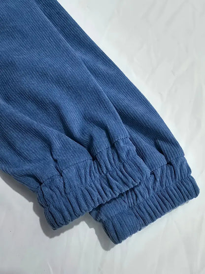 Corduroy Jacket | Dames jas van ribstof met ritssluiting en rechte pasvorm