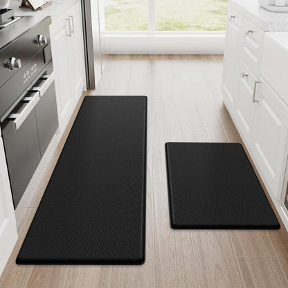 Keukenmat – Zwart PVC, Antislip en Ergonomisch Ontwerp voor Comfort in de Keuken