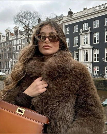 JULIE | Faux Fur Coat