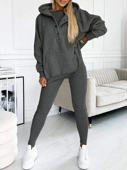 Lisa Set | Dames loungewear set met trui, broek en top in comfy stijl