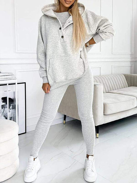 Lisa Set | Dames loungewear set met trui, broek en top in comfy stijl