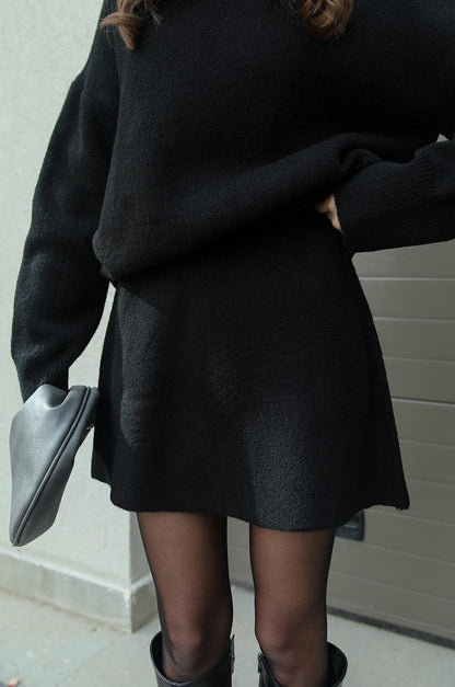 Marie Set | Dames herfstset met losse fit en luxe wolmix