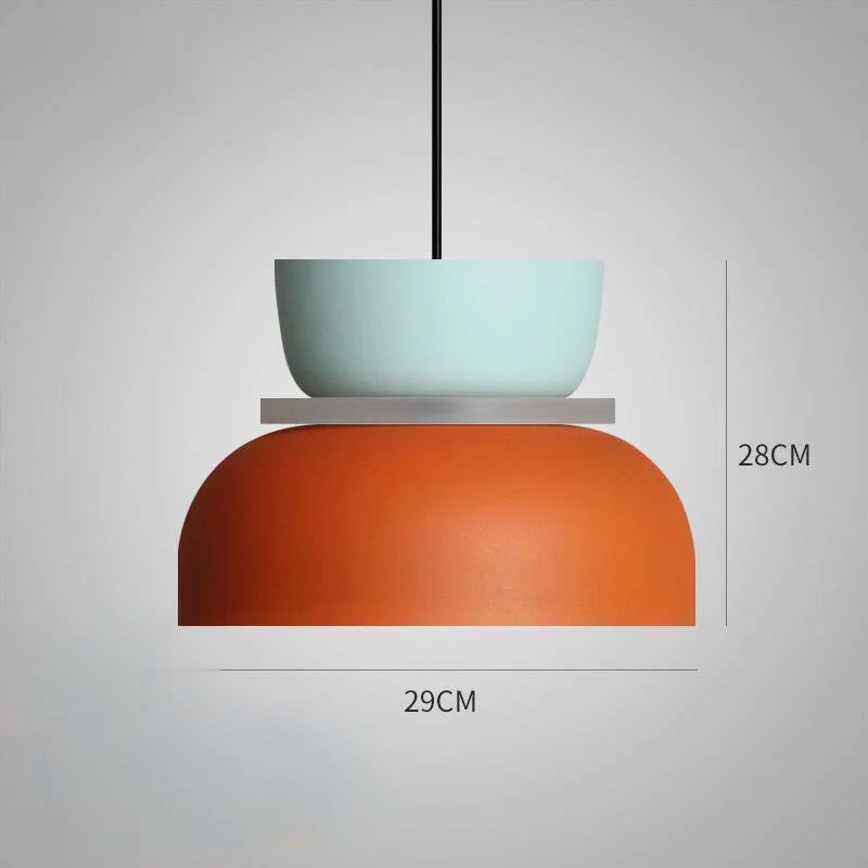 Scandinavische Hanglamp – Meerkleurig, Modern Design voor Woonkamer of Eetruimte