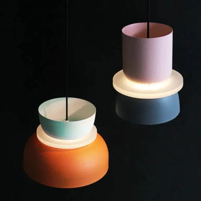 Scandinavische Hanglamp – Meerkleurig, Modern Design voor Woonkamer of Eetruimte