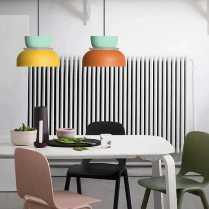 Scandinavische Hanglamp – Meerkleurig, Modern Design voor Woonkamer of Eetruimte