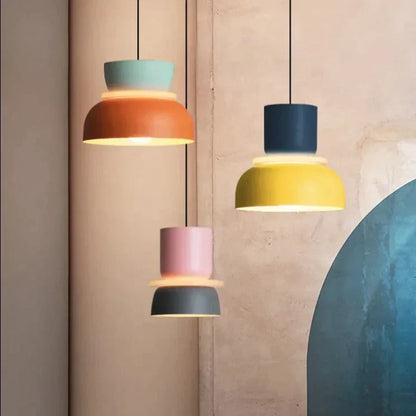 Scandinavische Hanglamp – Meerkleurig, Modern Design voor Woonkamer of Eetruimte